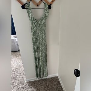 Off shoulder maxi dress